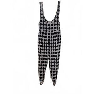 Harlequin Suspender Jumpsuit- women’s XL